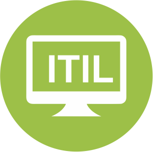 screen with ITIL on it