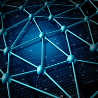 graphic of computer code intersecting