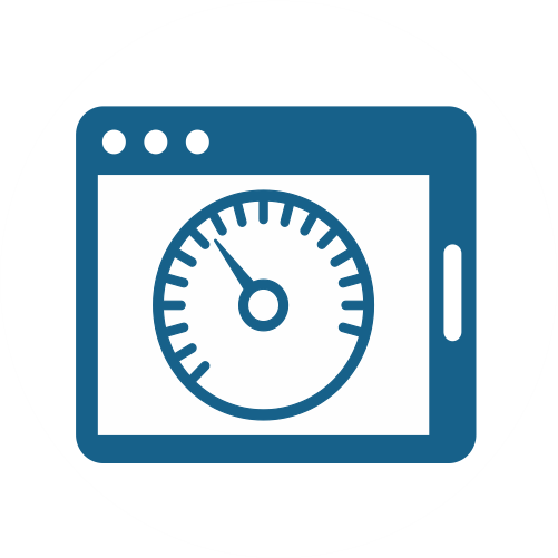 screen with speedometer